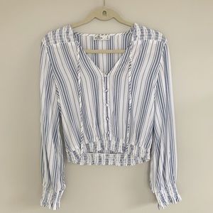 Hollister Cropped stripped Blouse